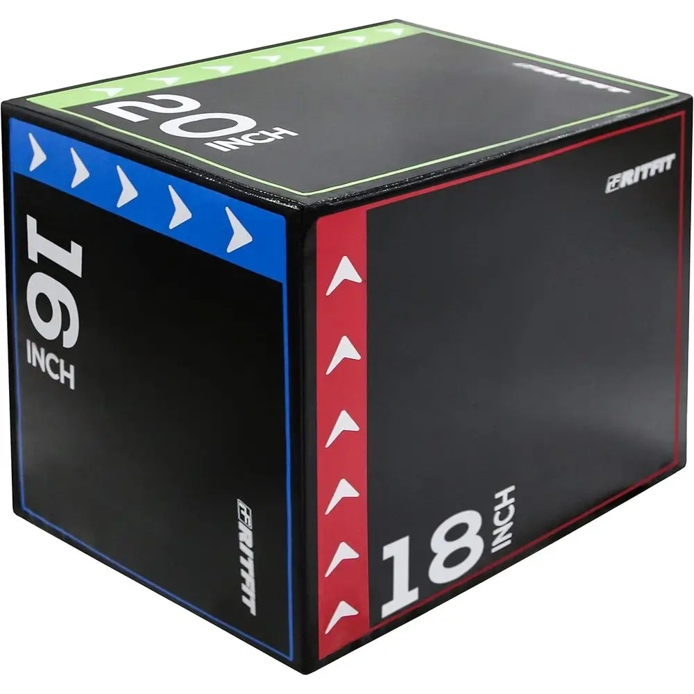 Home Gym Jump Box - Set Kotak Plyometric 3-in-1 - 30x24x20,