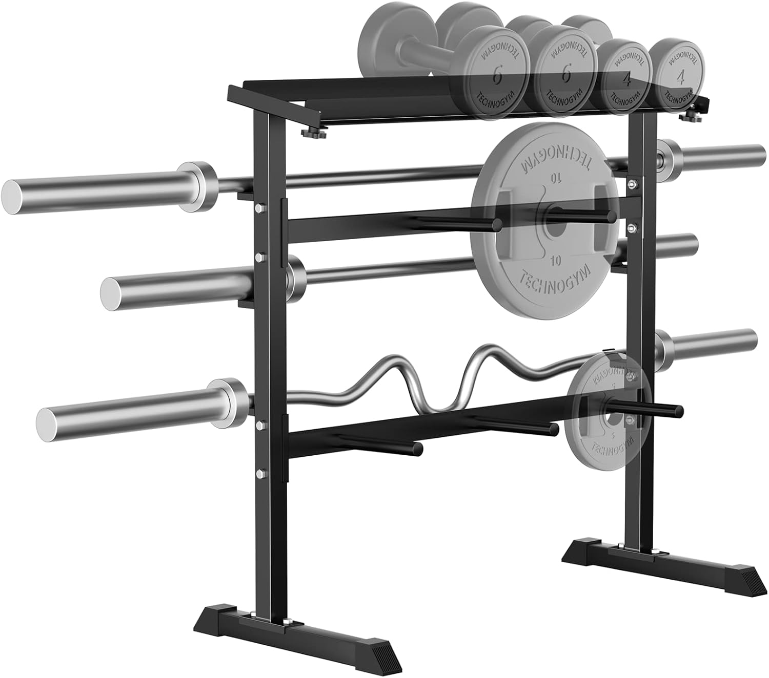 Home Gym Gym - Rak Penyimpanan Beban Latihan Kekuatan Gym
