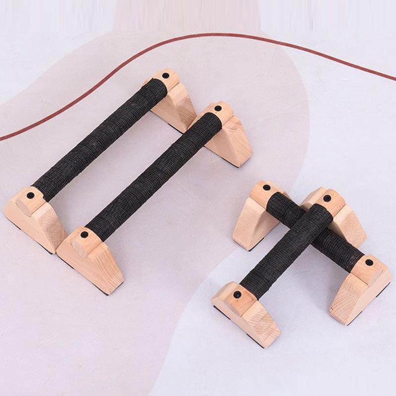 Home Gym Floor - Bar Senam Kayu Bar Push-Up Paralette