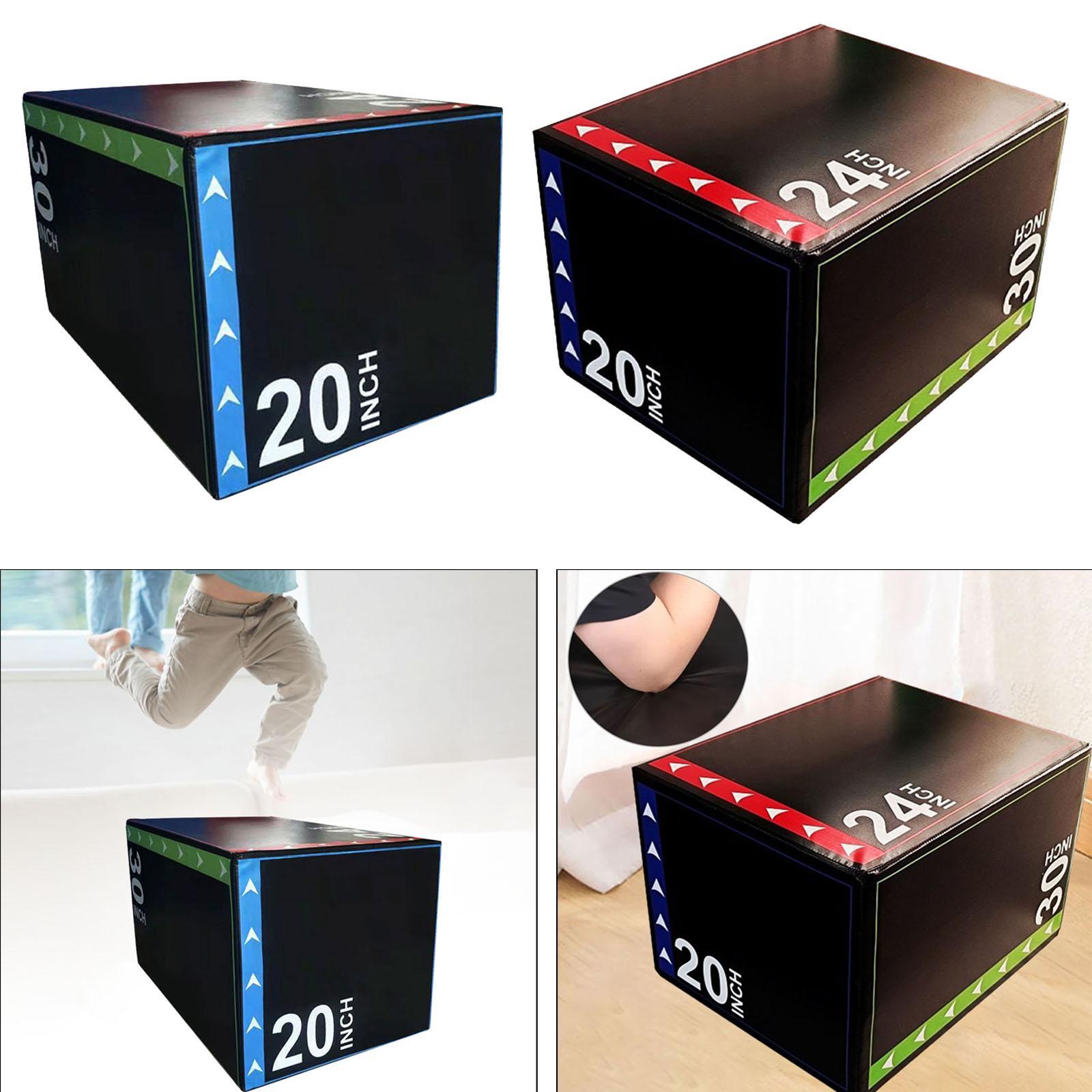 Home Gym Jump Box - Kotak Lompat Plyometric 3-in-1 untuk Latihan