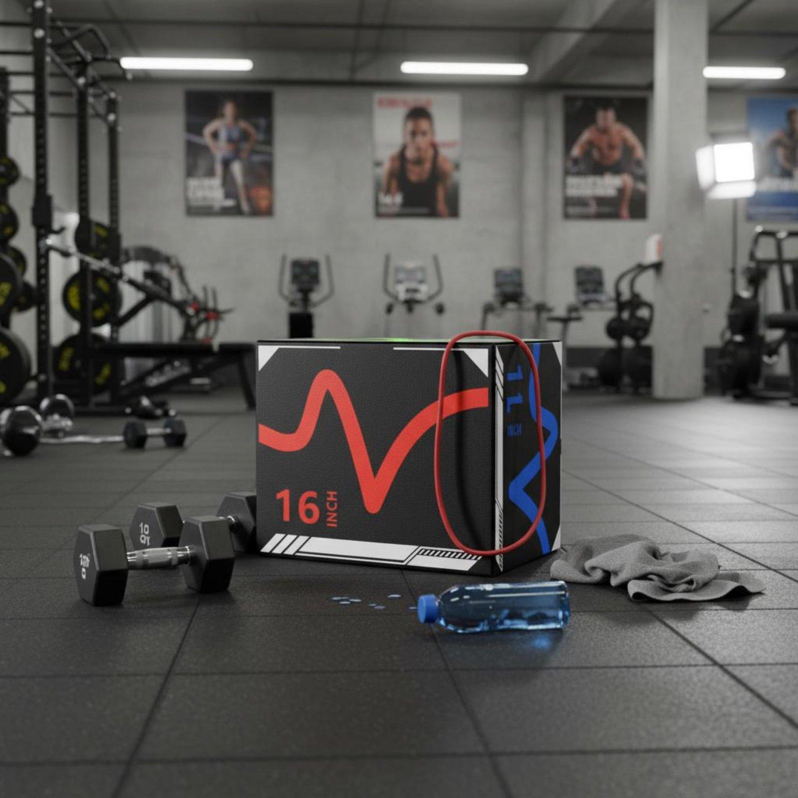 Home Gym Jump Box - Kotak Latihan Pliometrik Serbaguna 3 in
