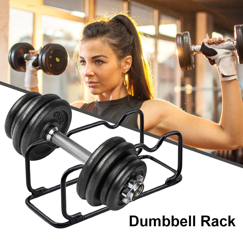 Home Gym Floor - Rak penyimpanan Dumbbell, braket lantai angkat