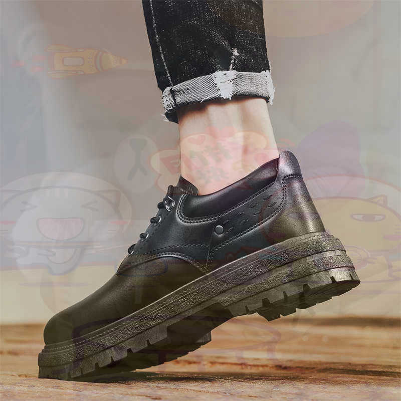 Home Gym Yellow - Sepatu Pria Tenis Pelatih Fashion Kulit