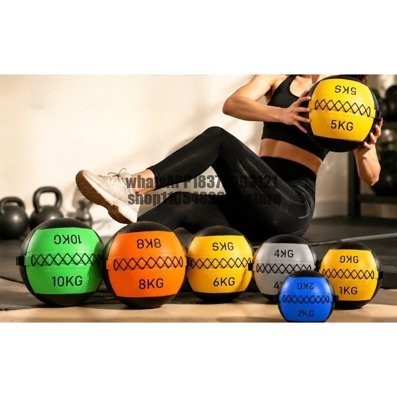 Medicine Ball Slam - Bola medis lembut, latihan kebugaran fisik,