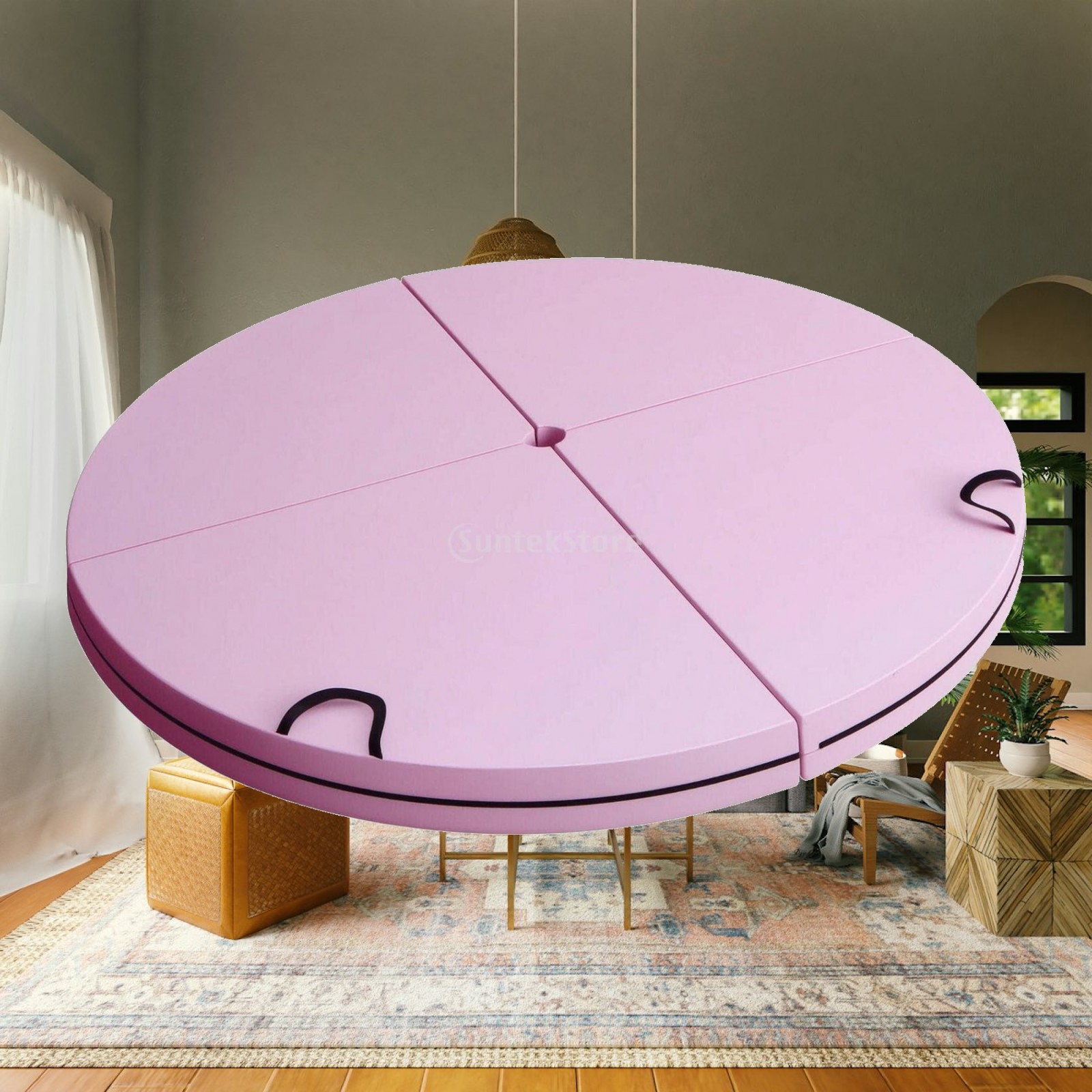 Home Gym Floor - Matras Olahraga Lipat Multi Bagian Berbantalan,