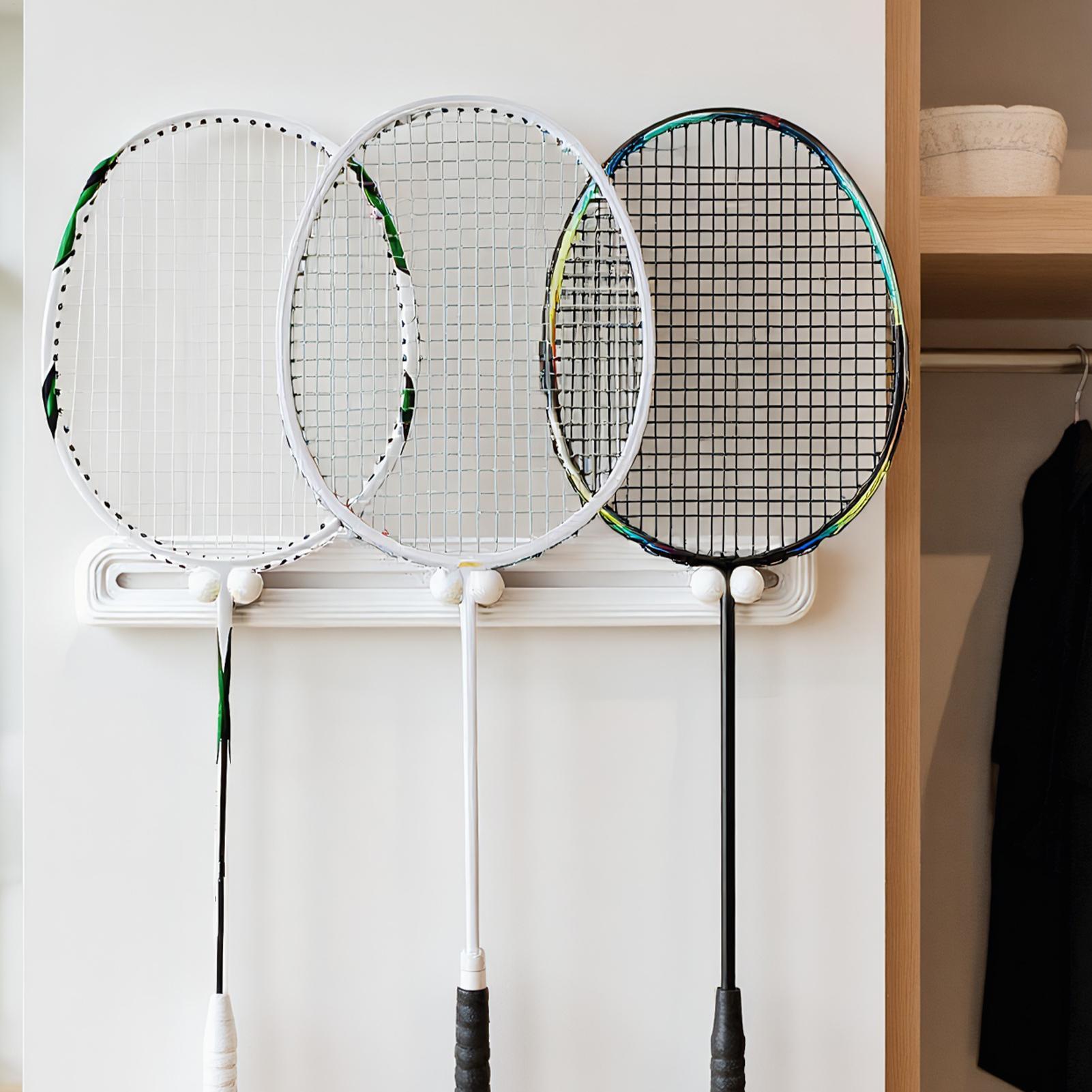 Home Gym In Apartment - Rak Gantungan Dinding untuk Raket Bulu