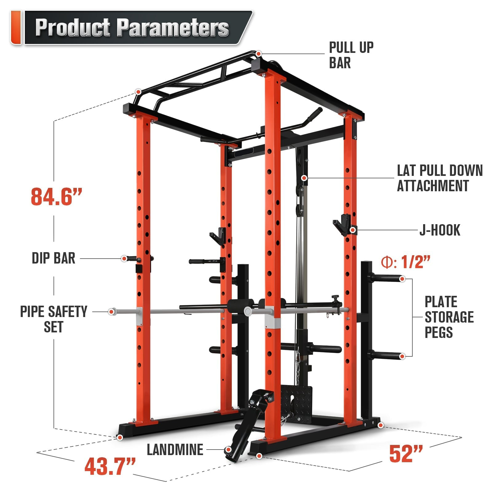 Home Gym System - Rak Latihan Multifungsi Komersial untuk Rumah