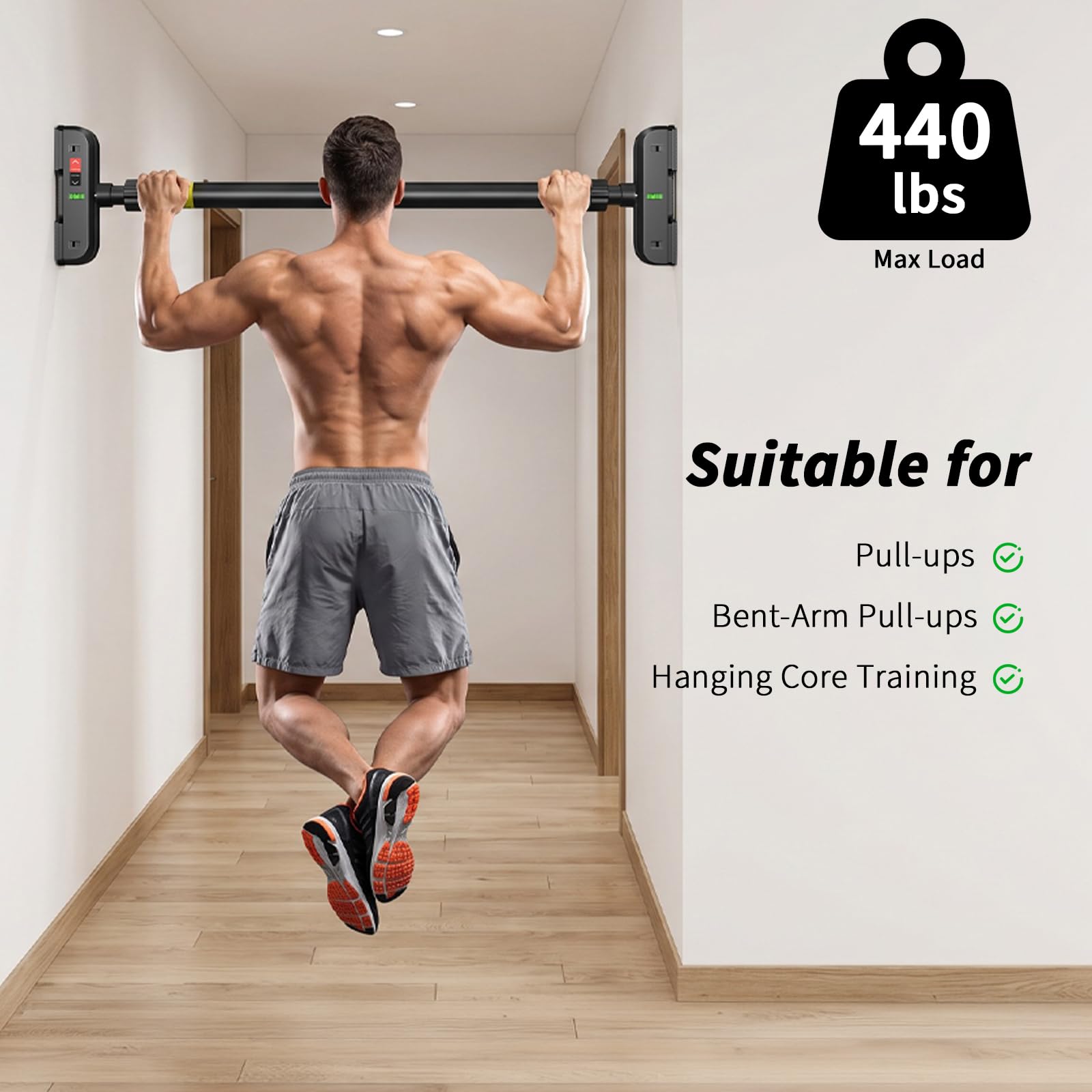 Suspension Trainer Door - Pull Up Bar untuk Pintu, Chin