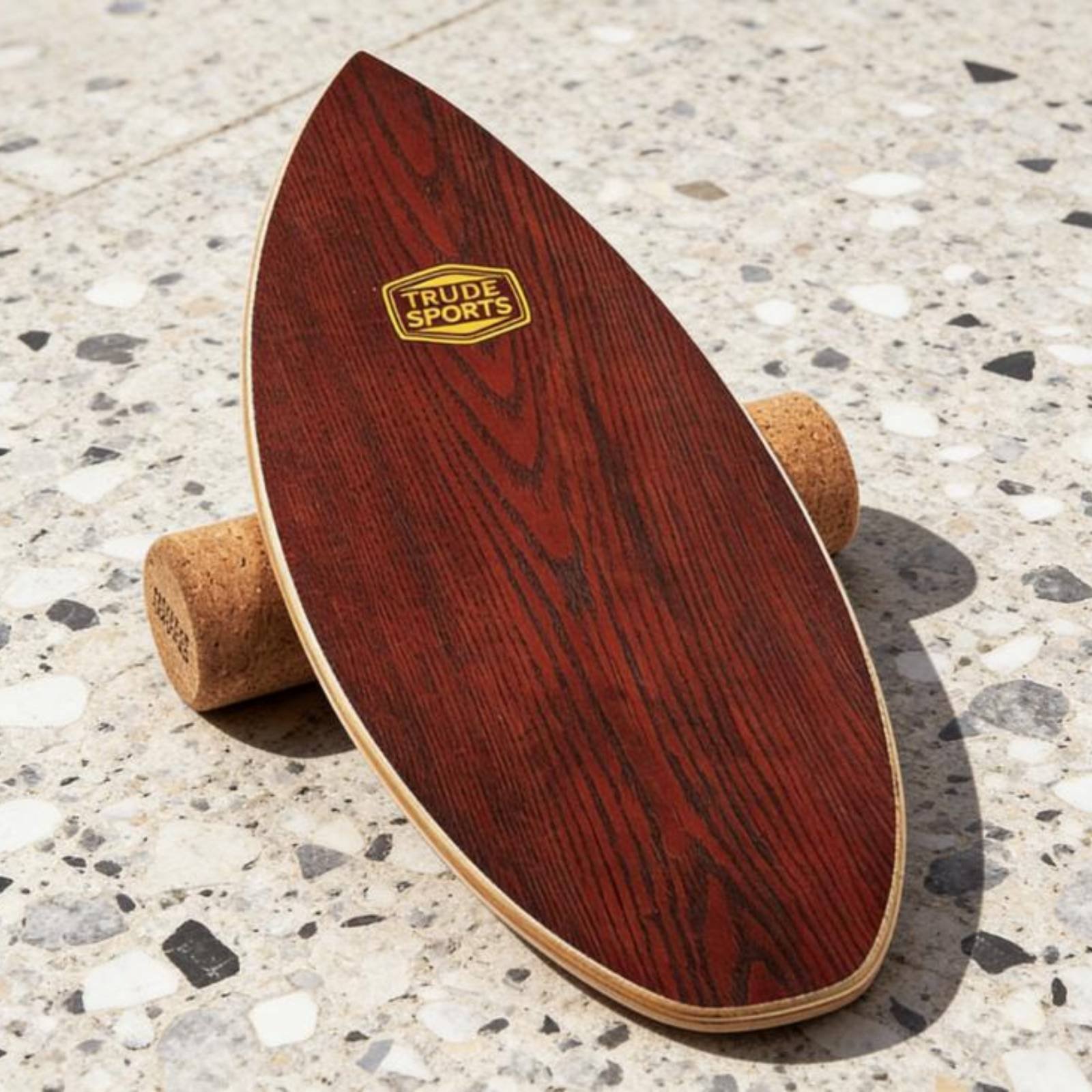 Wobble Board Balance - Papan Keseimbangan Kayu Konstruksi Kayu Tahan