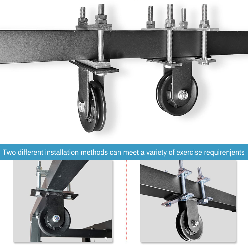 Home Gym Lat Pulldown Machine - Sistem Katrol Tugas Berat - Mesin