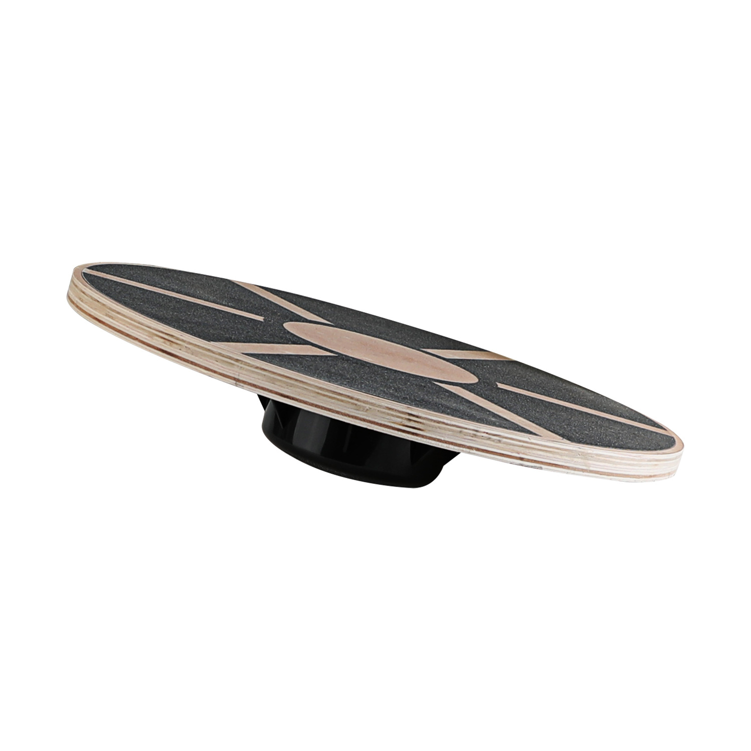 Wobble Board Balance - Papan Keseimbangan Yoga Kayu Putar Anti
