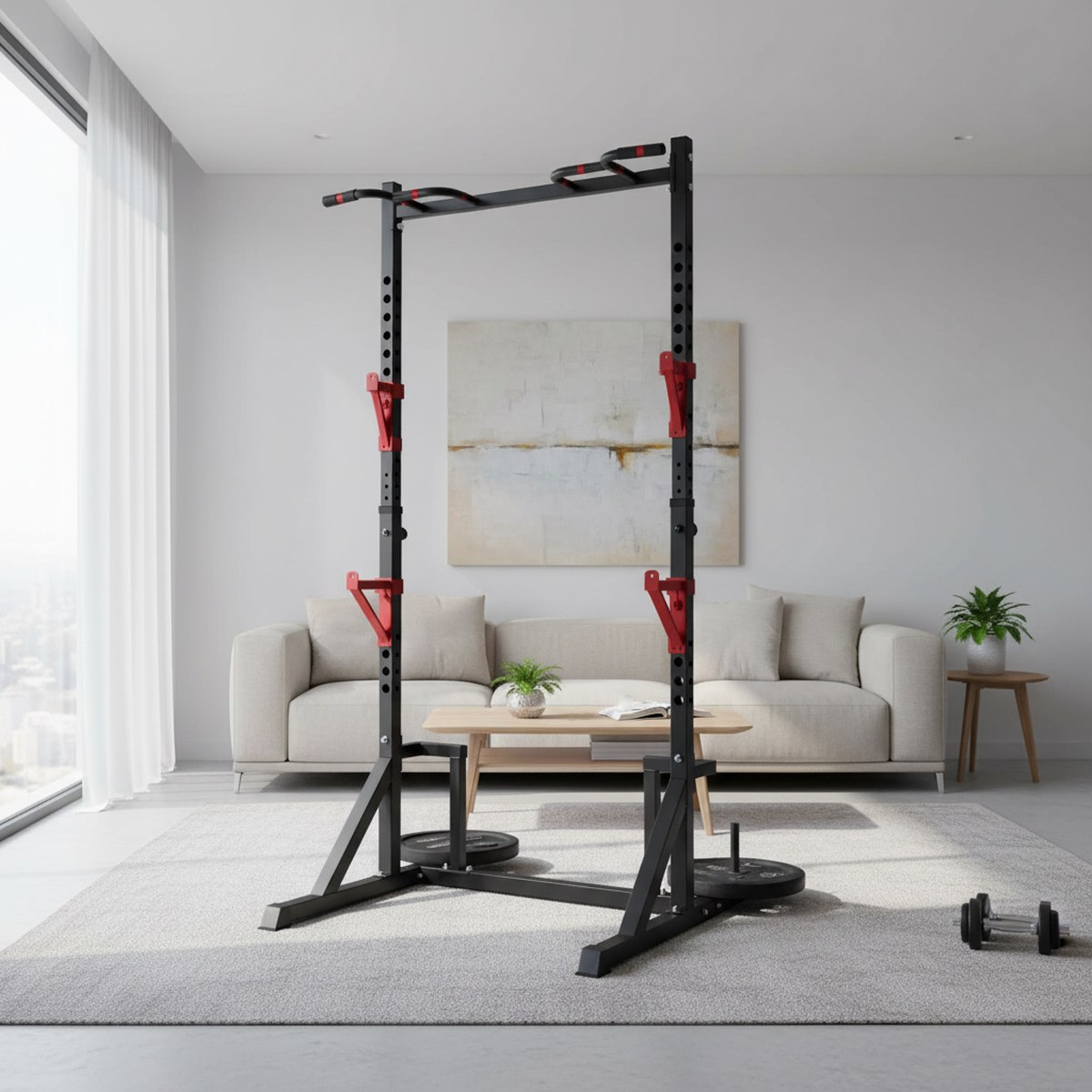 Rak Power yang Dapat Disesuaik - Home Gym Equipment ulasan dan harga