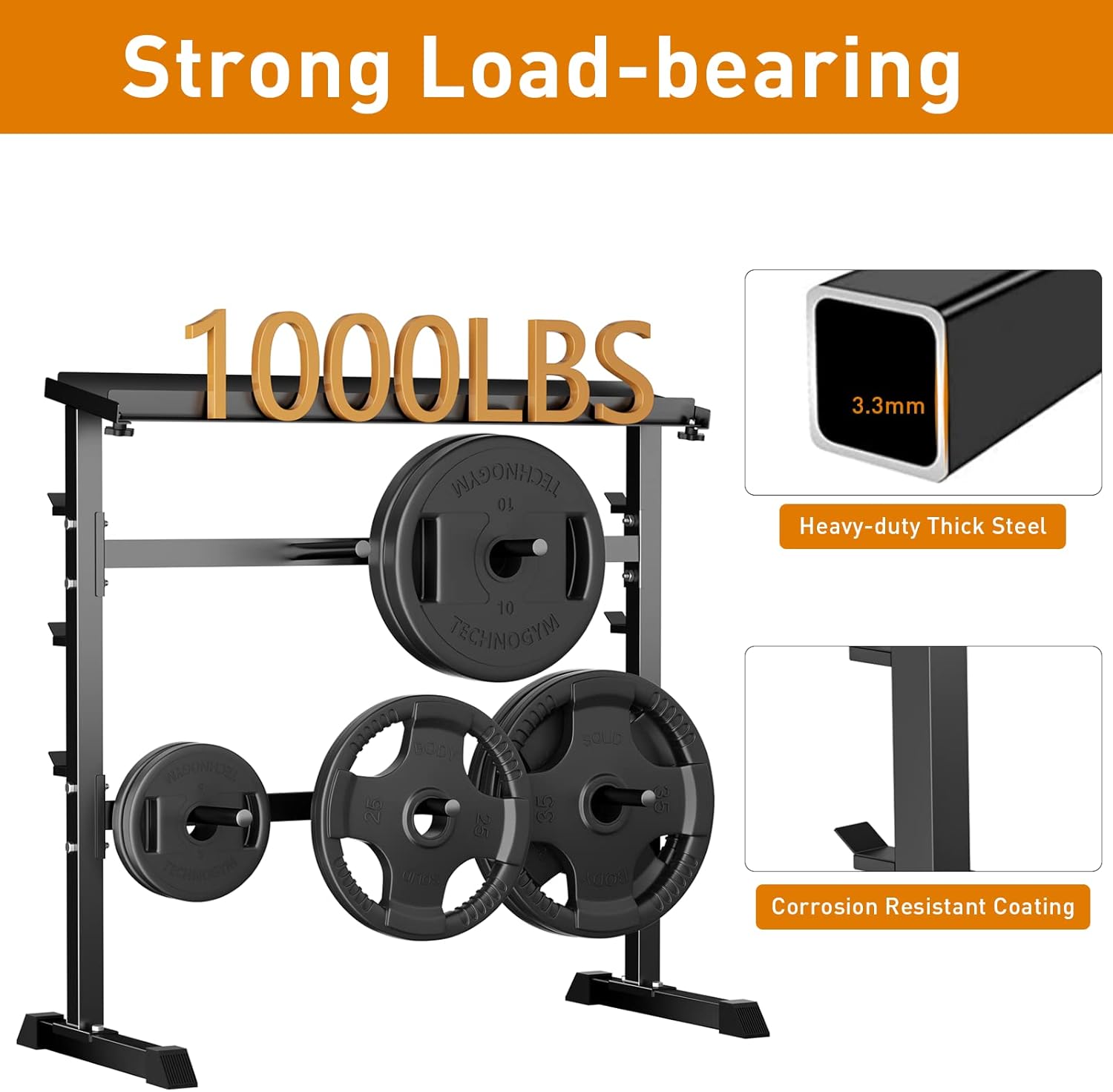 Rak Penyimpanan Beban Latihan  - Home Gym Gym ulasan dan harga