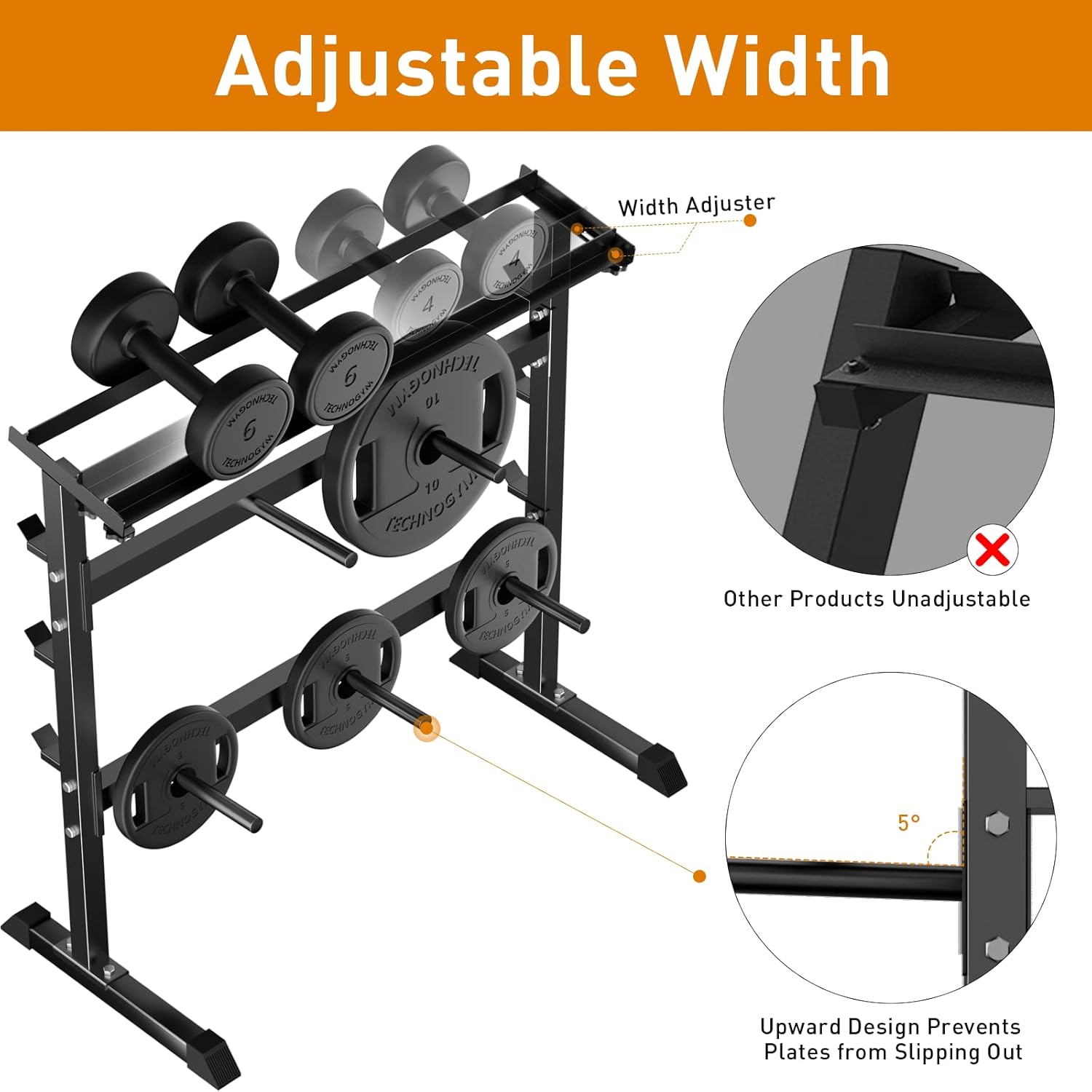Rak Penyimpanan Beban Latihan  - Home Gym Gym ulasan dan harga