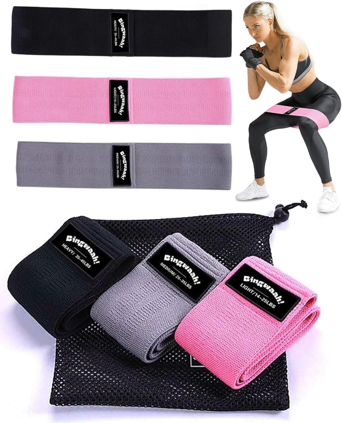 Band Resistensi Kain untuk Wan - Resistance Loop Mini Band ulasan dan harga