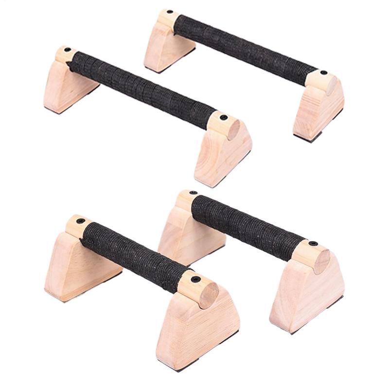 Bar Senam Kayu Bar Push-Up Par - Home Gym Floor ulasan dan harga