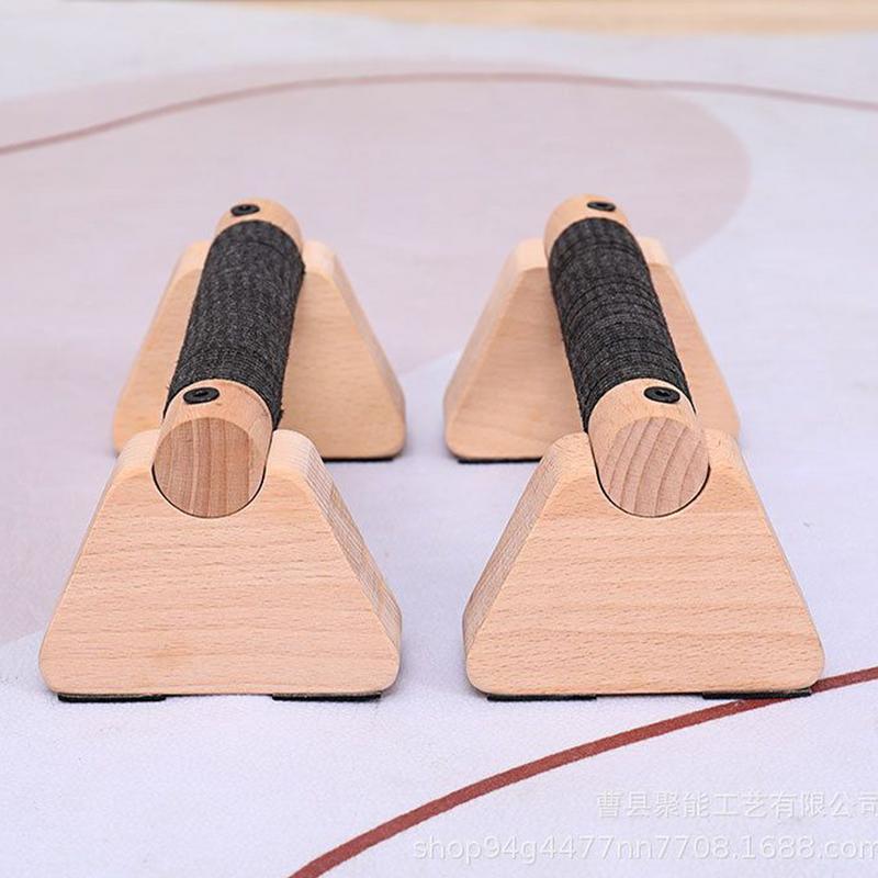 Bar Senam Kayu Bar Push-Up Par - Home Gym Floor ulasan dan harga