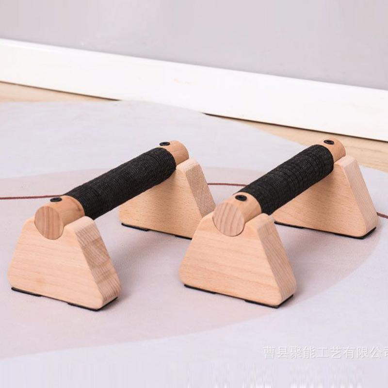 Bar Senam Kayu Bar Push-Up Par - Home Gym Floor ulasan dan harga