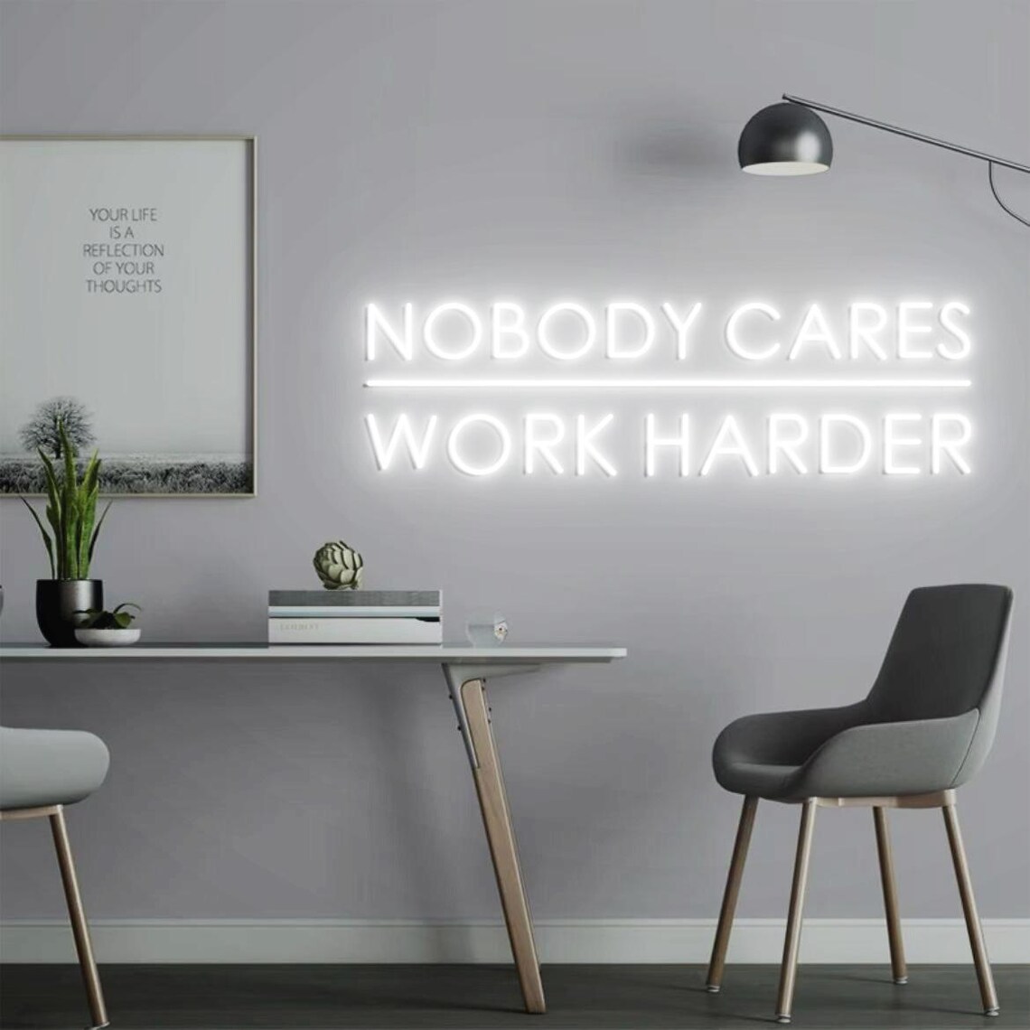 Neon Sign 'Tidak Ada Yang Pedu - Home Gym Design Ideas ulasan dan harga