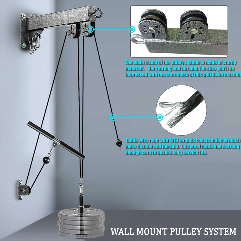 Sistem Katrol Gym Terpasang di - Home Gym System ulasan dan harga