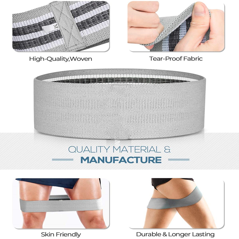 3PCS Wanita Pria Kain Resistan - Home Gym Simple ulasan dan harga