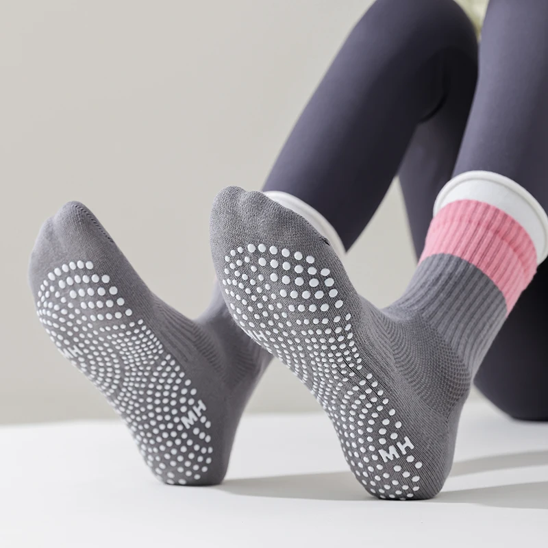 Kaus Kaki Yoga Anti-selip Sili - Home Gym Floor ulasan dan harga