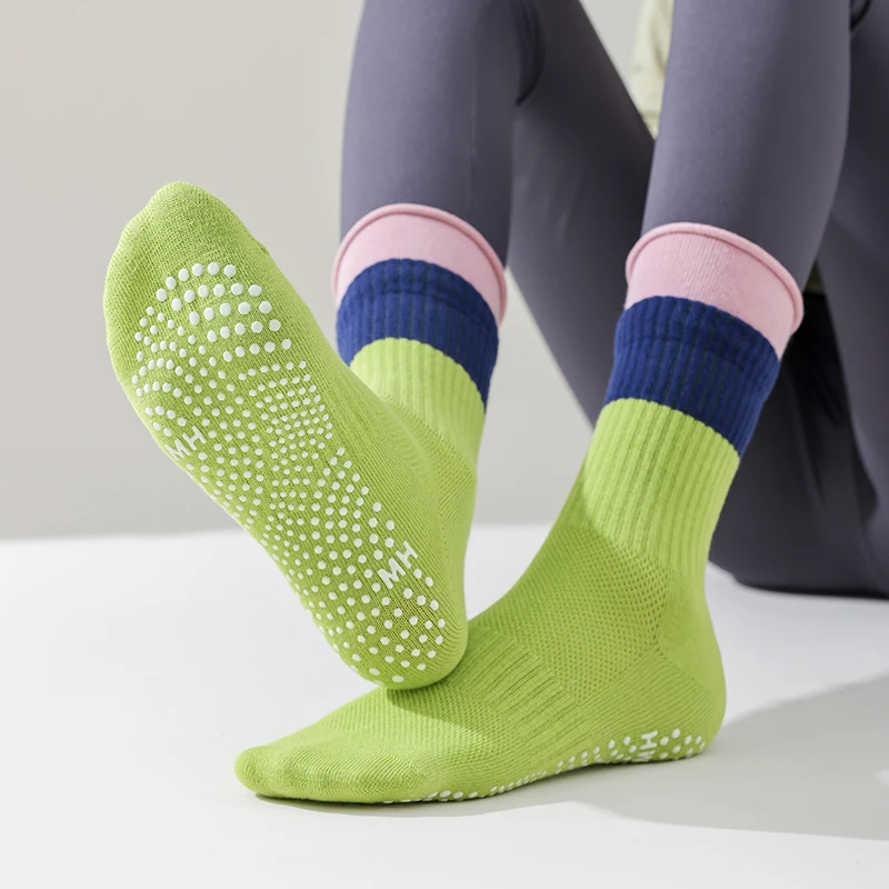 Kaus Kaki Yoga Anti-selip Sili - Home Gym Floor ulasan dan harga