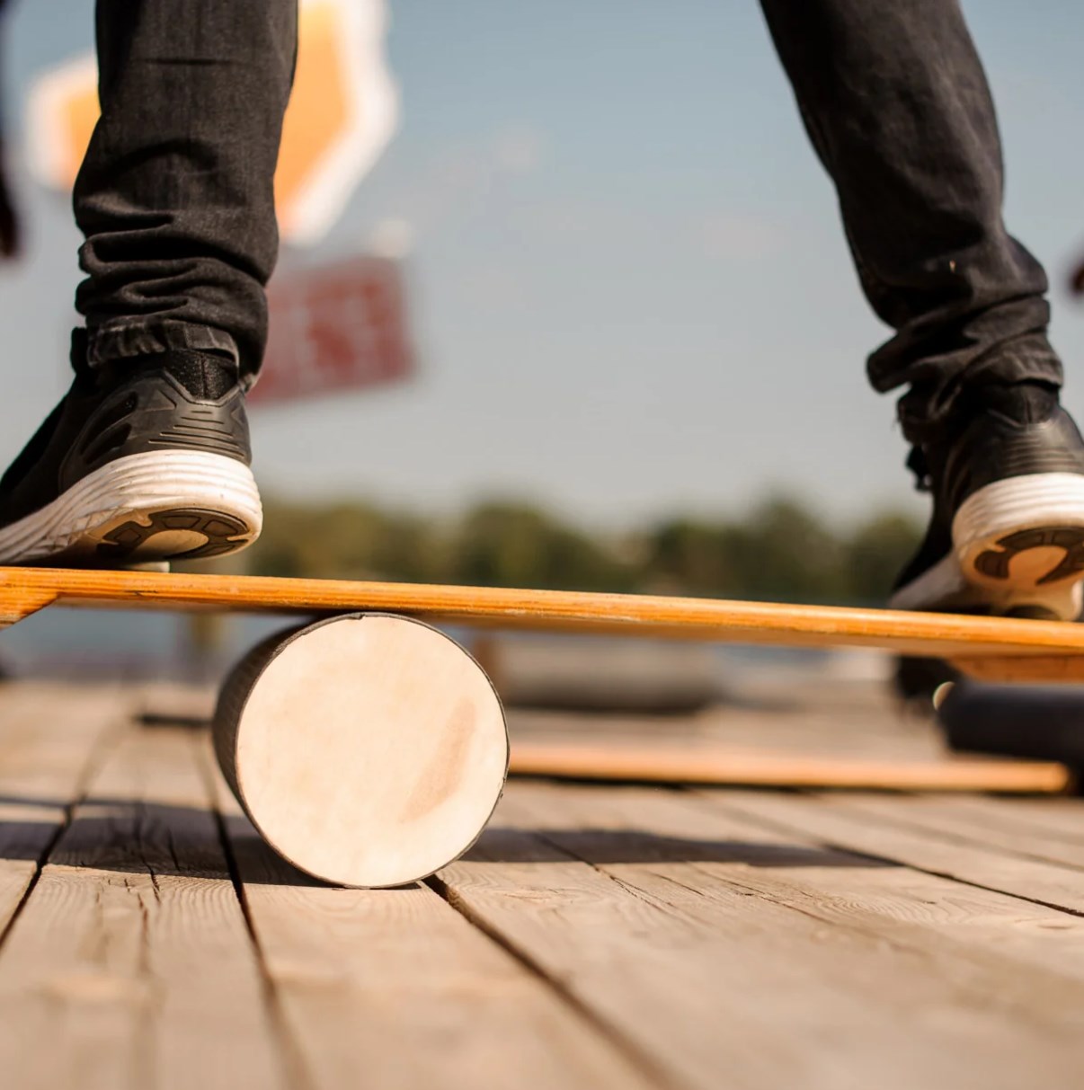 Papan Keseimbangan Yoga Kayu u - Wobble Board Balance ulasan dan harga