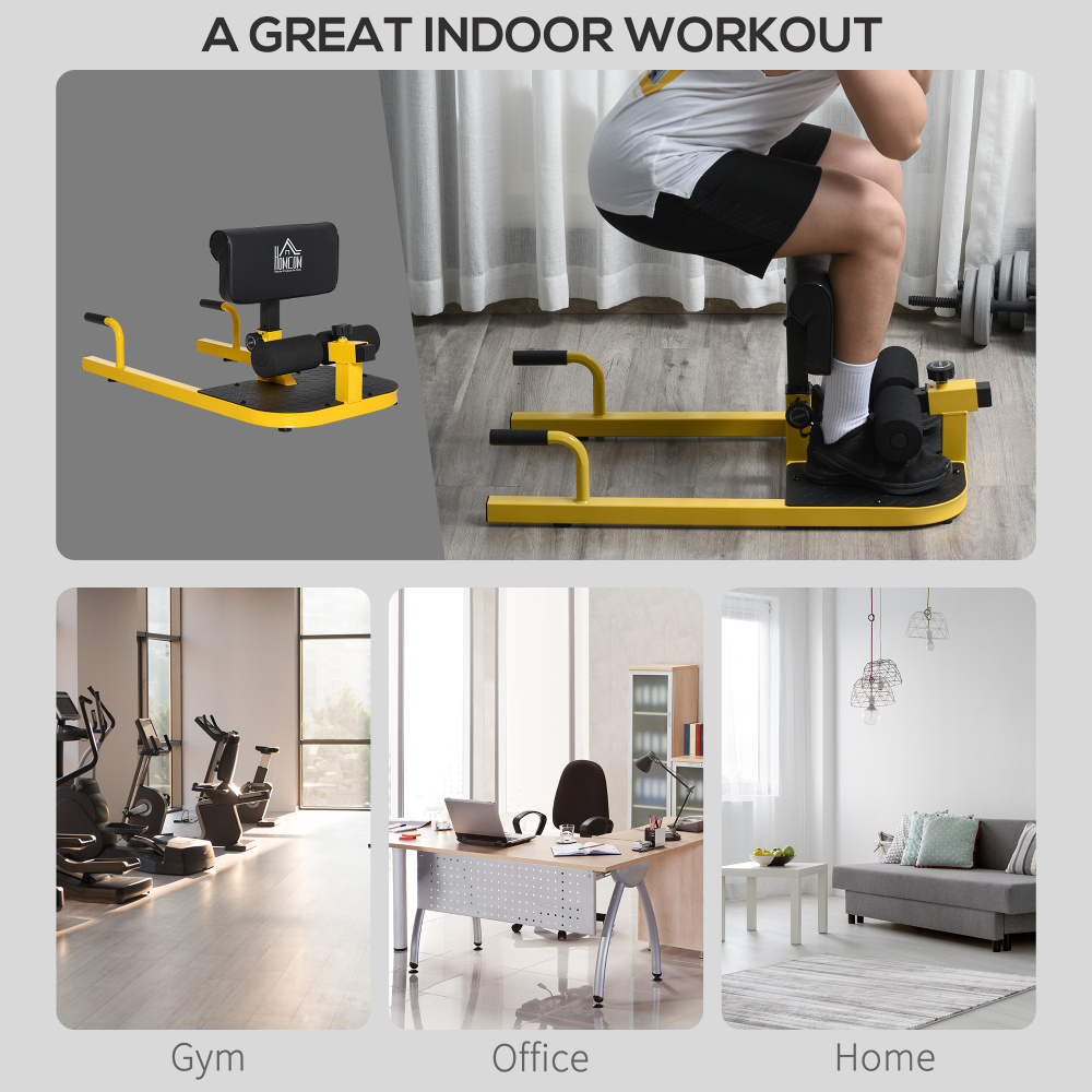 Ye Soozier 3-in-1 Padded Push  - Home Gym Yellow ulasan dan harga