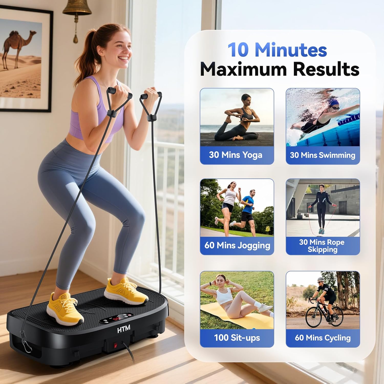 Papan Getar Pembakar Lemak Pla - Home Gym Tools ulasan dan harga