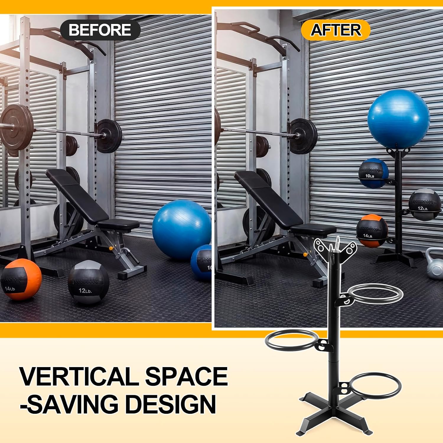 Rak Bola Medisin untuk Gym Rum - Medicine Ball Slam ulasan dan harga
