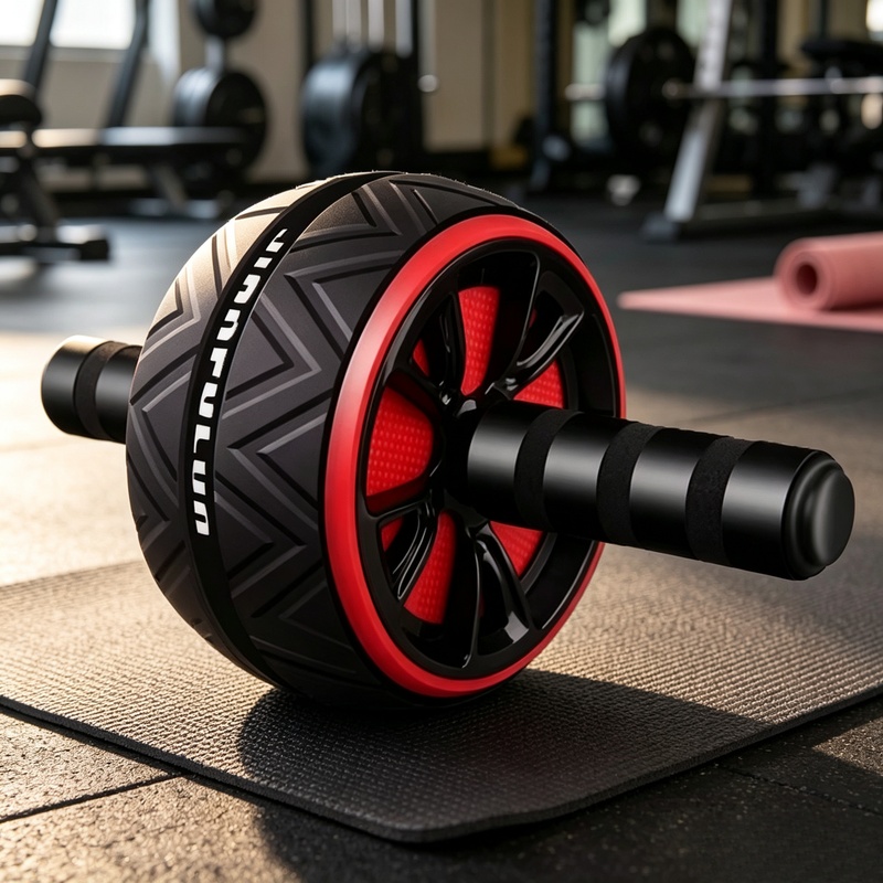 Roda Roller Ab Anti-Selip, Per - Home Gym Simple ulasan dan harga