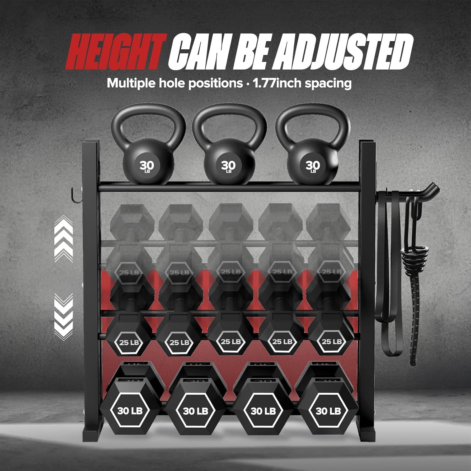 Rak Dumbbell 3 Tingkat untuk P - Home Gym Gym ulasan dan harga