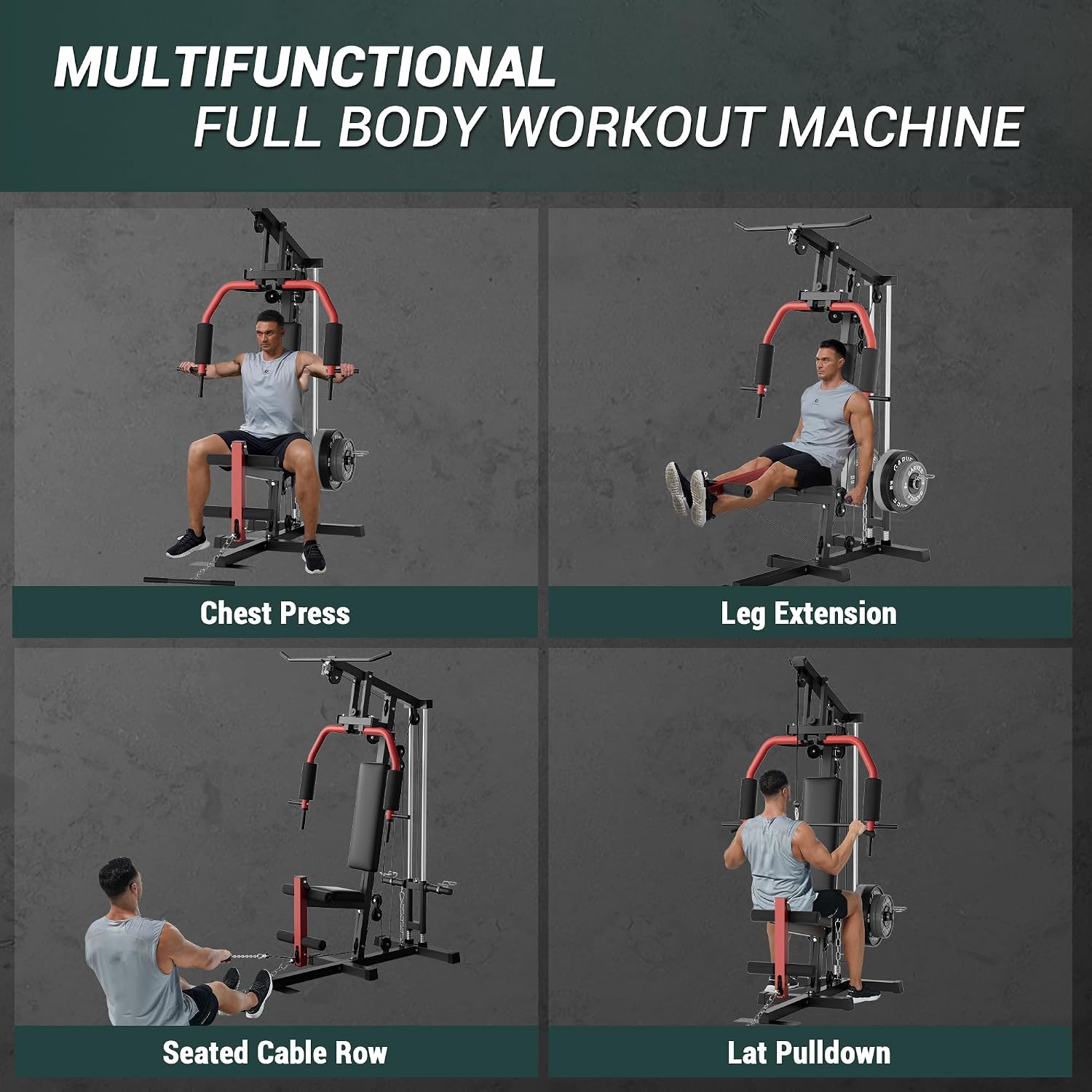 Mesin Gym Rumah untuk Seluruh  - Home Gym Lat Pulldown Machine ulasan dan harga