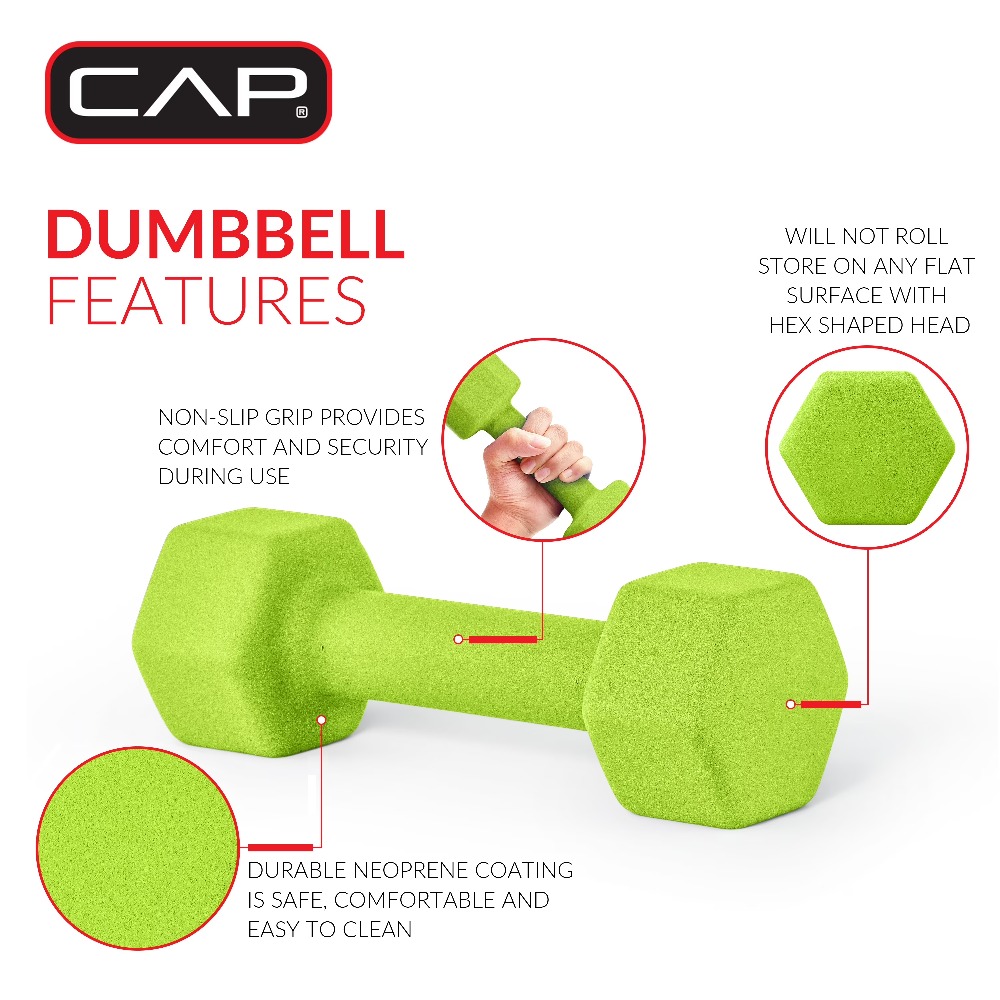 Dumbbell Neoprene 2lb untuk La - Home Gym Yellow ulasan dan harga