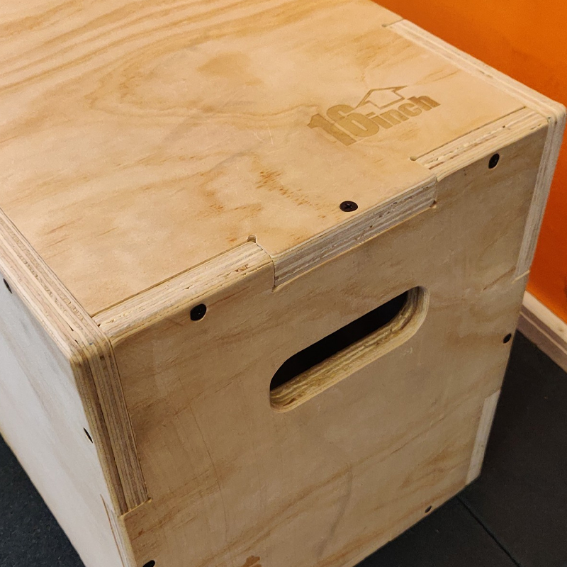 Kotak Lompat Plyometric Kayu 3 - Home Gym Jump Box ulasan dan harga