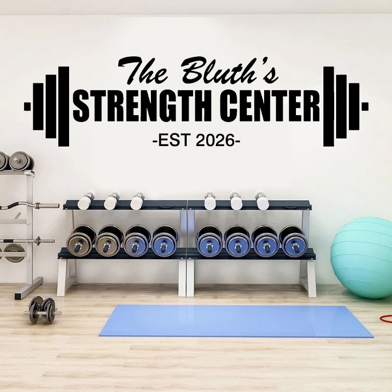 Stiker Nama Gym Rumah Kustom y - Home Gym Design Ideas ulasan dan harga