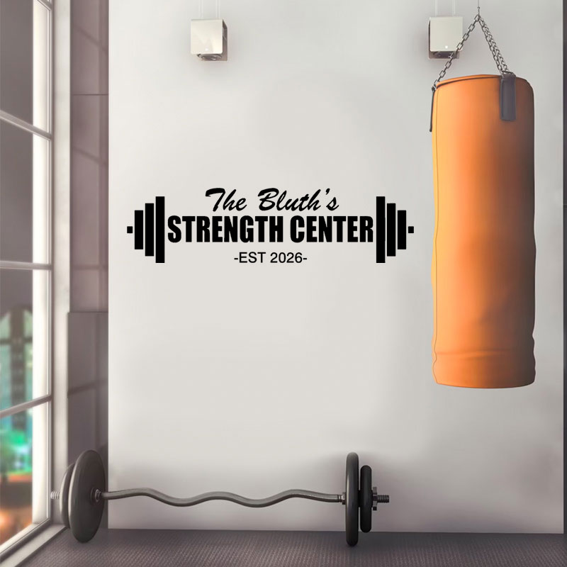 Stiker Nama Gym Rumah Kustom y - Home Gym Design Ideas ulasan dan harga