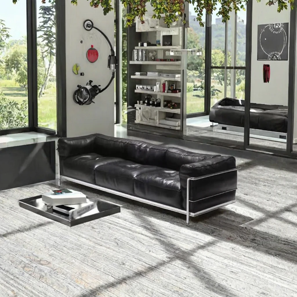 Set kursi malas kulit mewah It - Home Gym In Apartment ulasan dan harga