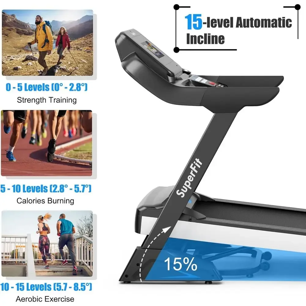 Treadmill Heavy-Duty dengan 4. - Home Gym System ulasan dan harga