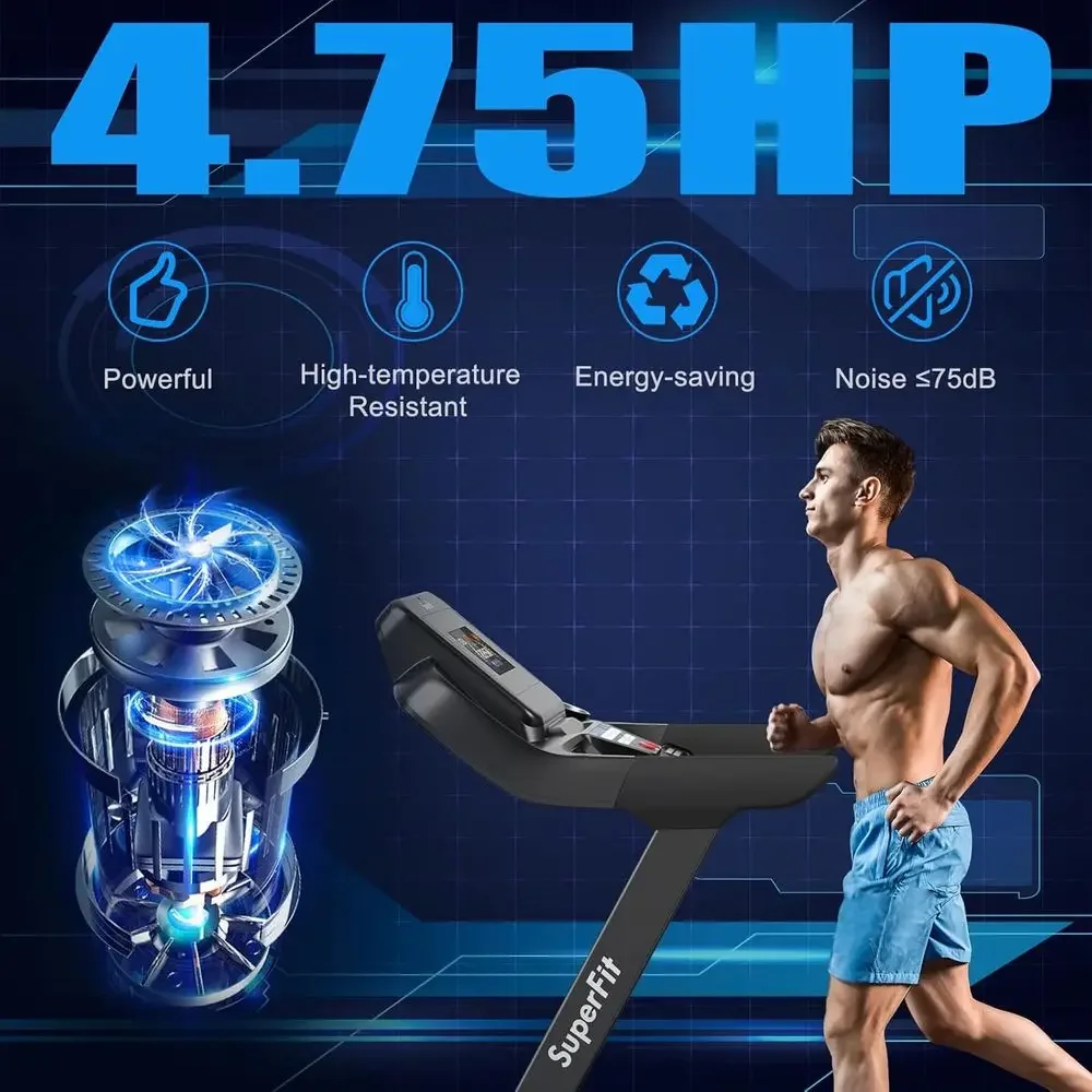 Treadmill Heavy-Duty dengan 4. - Home Gym System ulasan dan harga