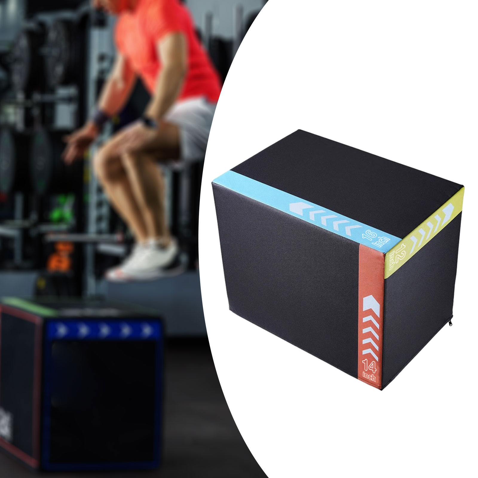 Kotak Latihan Lompat Plyo Port - Home Gym Jump Box ulasan dan harga