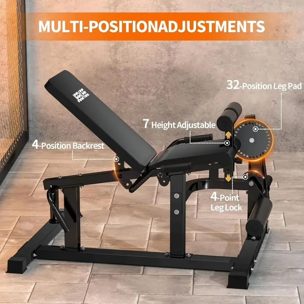 Mesin Latihan Kaki Beban Plat  - Home Gym Quad ulasan dan harga