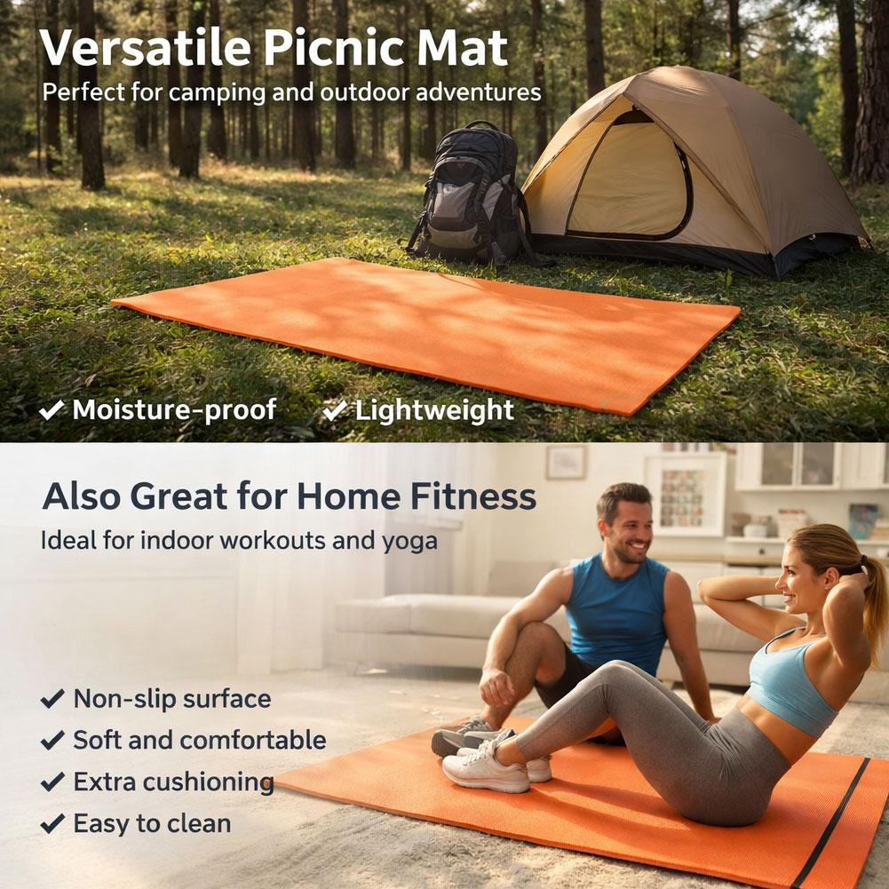 Matras Yoga Tebal Anti-selip M - Home Gym Floor ulasan dan harga