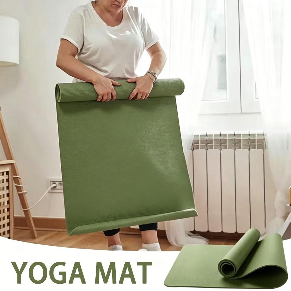 Matras Yoga Tebal Anti-selip M - Home Gym Floor ulasan dan harga