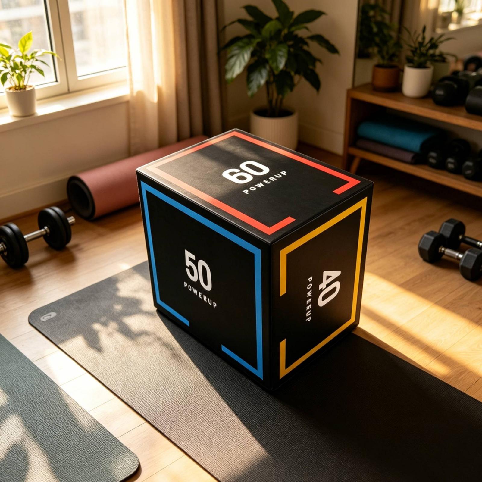 Kotak Lompat Multifungsi dari  - Home Gym Jump Box ulasan dan harga