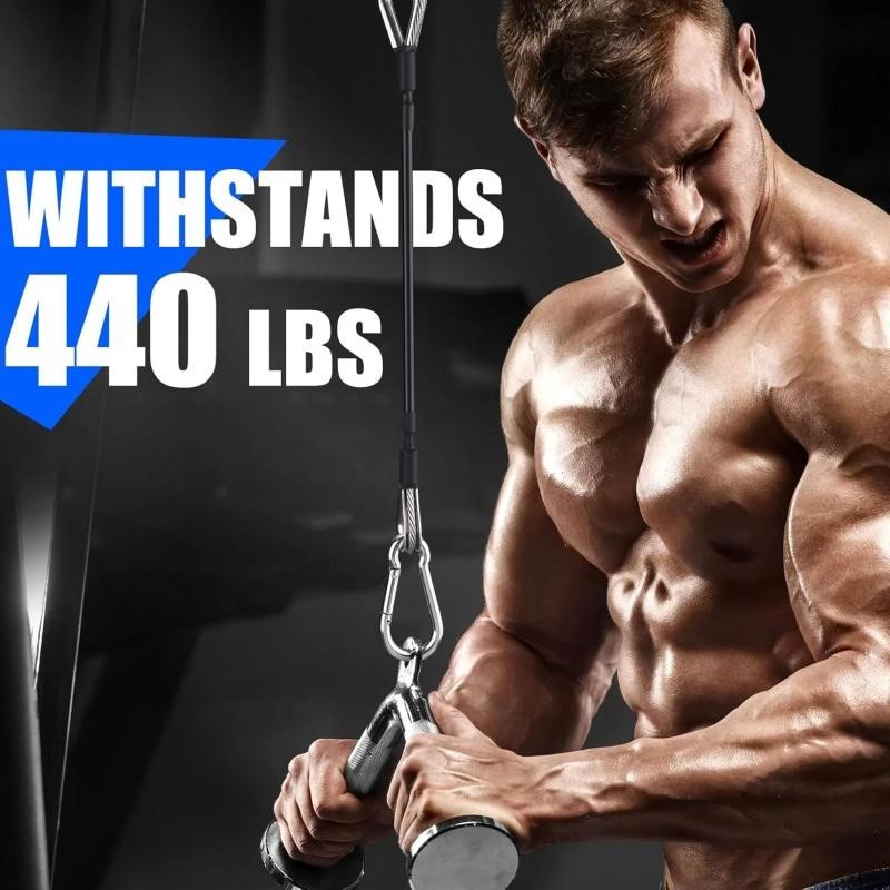1/2 Buah Kabel Ekstensi Gym 25 - Home Gym Lat Pulldown Machine ulasan dan harga