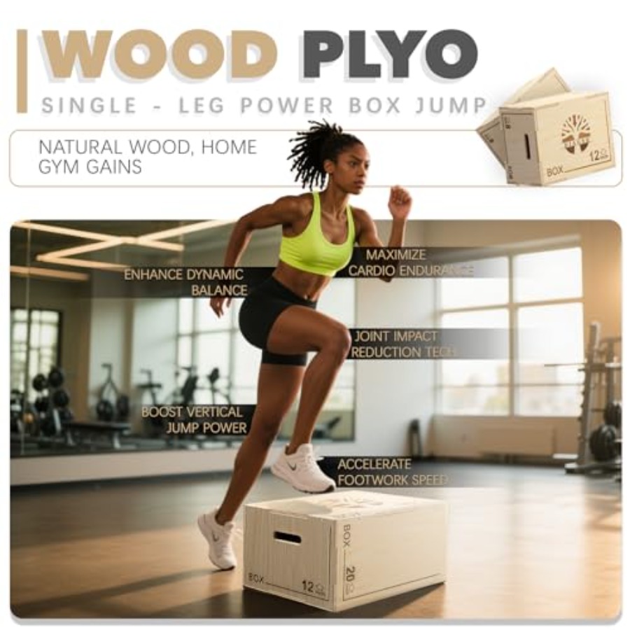 Plyo Box - Platform lompat ply - Home Gym Jump Box ulasan dan harga