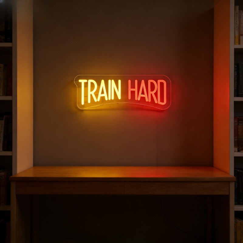 Lampu Neon LED Kuning Merah TR - Home Gym Yellow ulasan dan harga