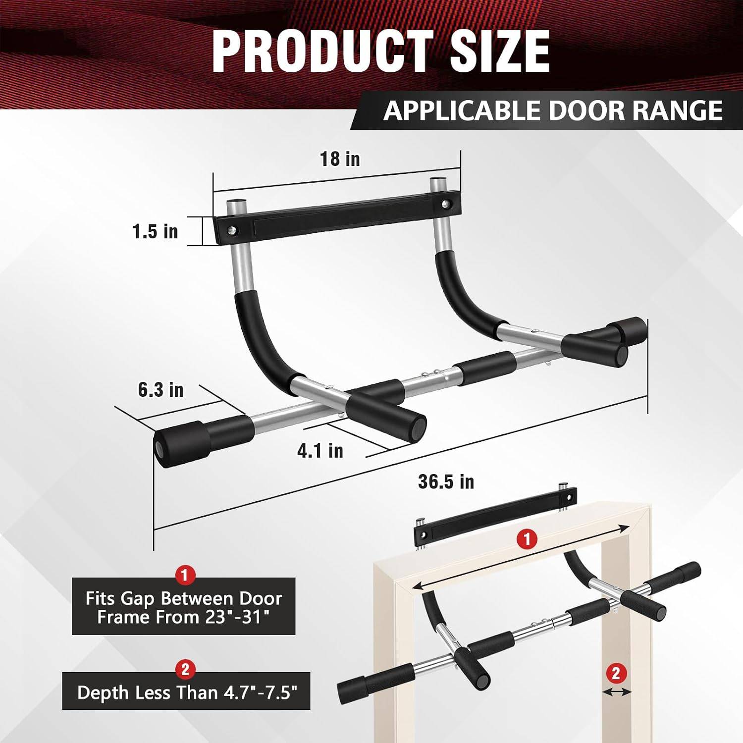 Bar Pull Up yang Dapat Disesua - Suspension Trainer Door ulasan dan harga